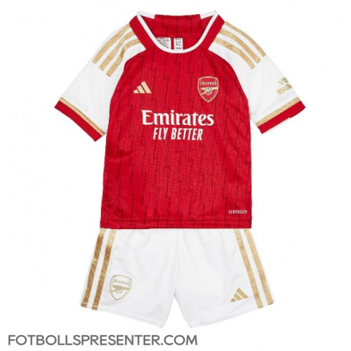 Arsenal Hemmatröja Barn 2023-24 Kortärmad (+ korta byxor)
